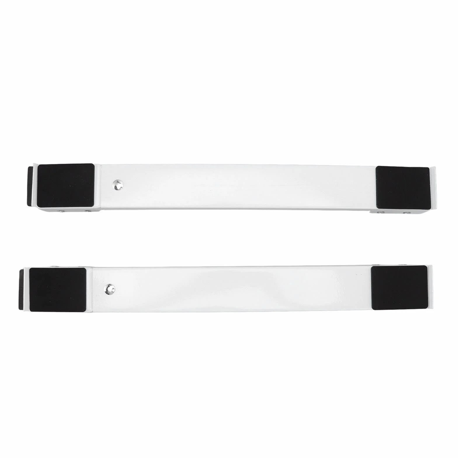 2 Juegos de Ruedas de Rodillos Móviles para Muebles, Rodillos para Electrodomésticos de Servicio Pesado que Incluyen Estantes Móviles con Almohadillas Auxiliares, para Lavadoras,(Blanco)