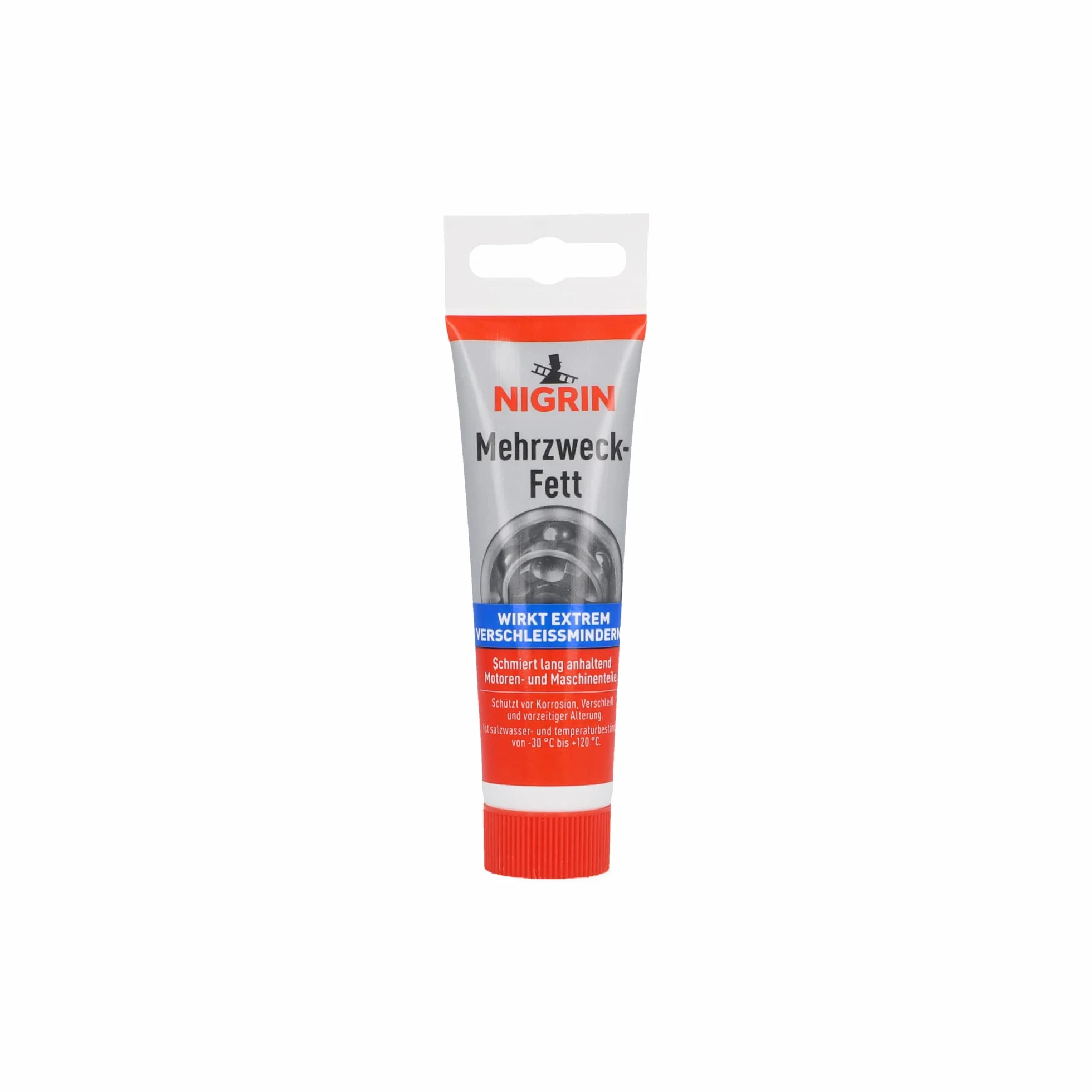 NIGRIN Grasa multiuso, tubo de 50 g, protege los motores de la corrosión y el envejecimiento, resistente a la temperatura de -30°C a +120°C