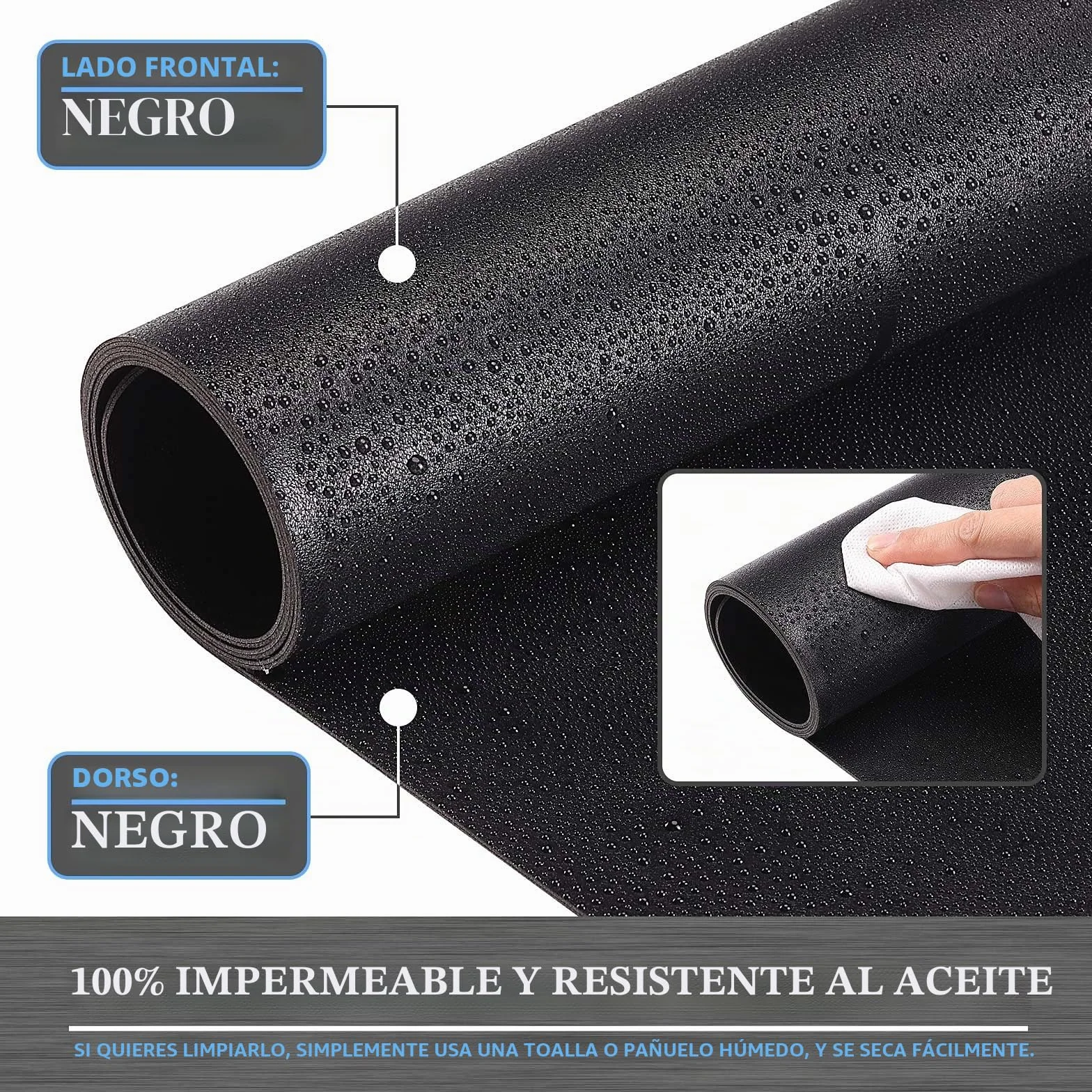 Knodel Almohadilla de escritorio de PVC impermeable para laptop