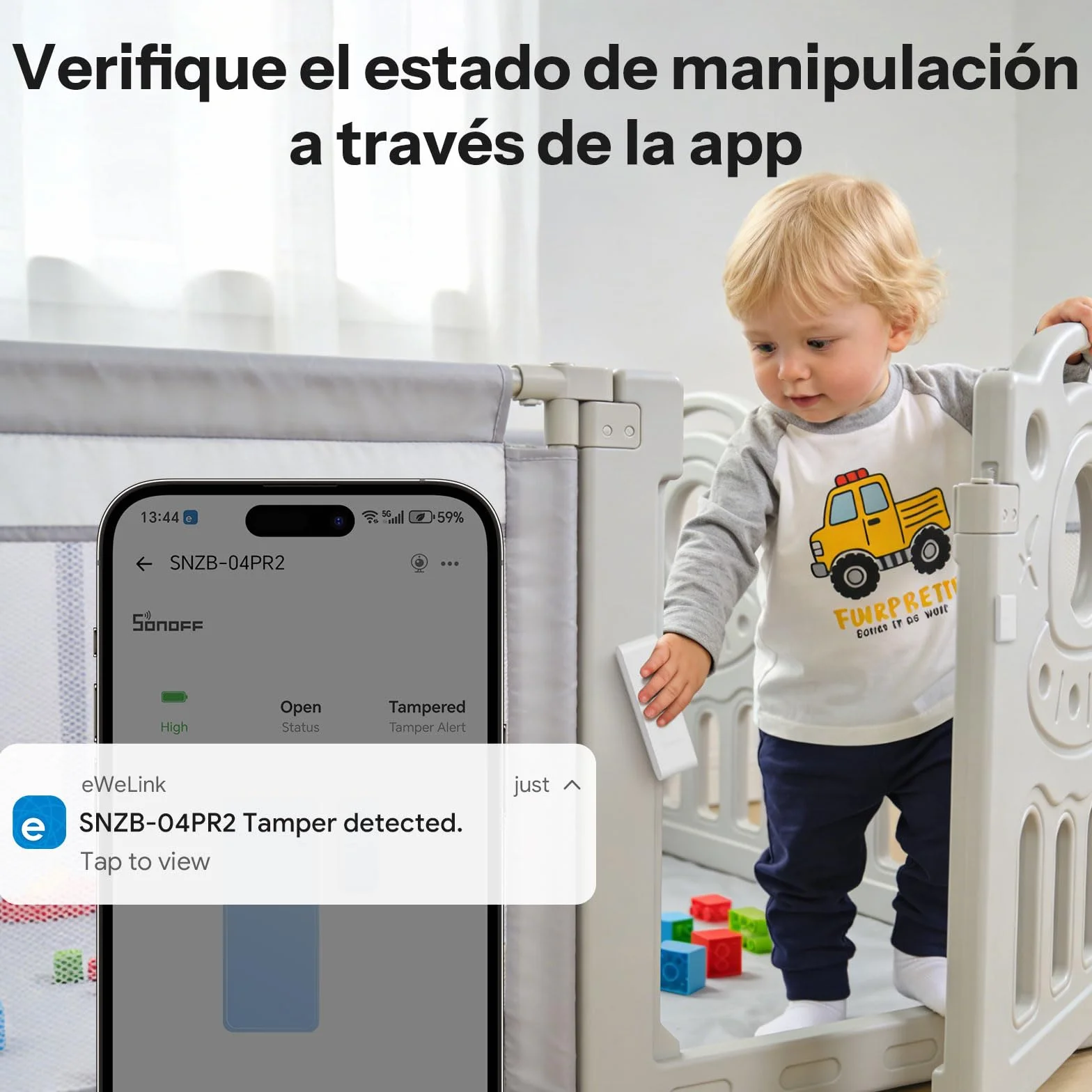 SONOFF SenseGuard DW Gen2 SNZB-04PR2 Sensor de contacto para puerta y ventana Zigbee, monitorización de apertura/cierre, a prueba de manipulaciones, alerta por teléfono, alarma de seguridad para el