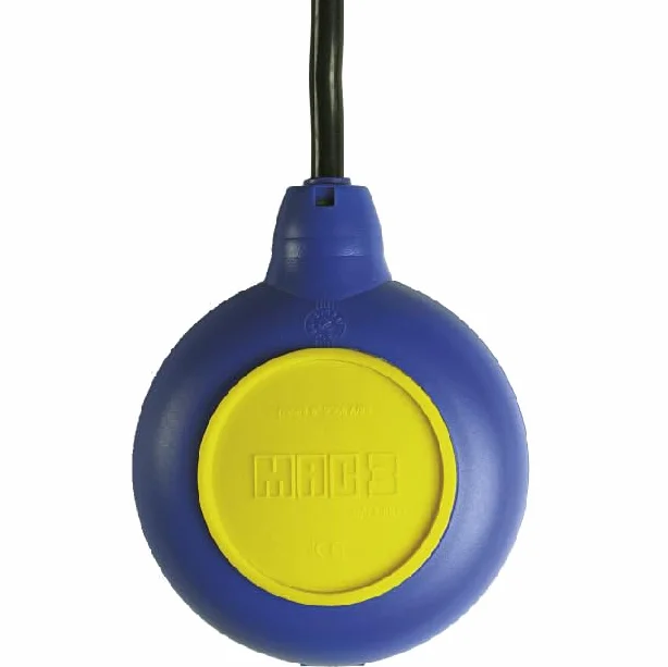 Interruptor de Flotador MAC3 para Bomba Sumergible – Flotador eléctrico 5 m, regulador de Nivel de Agua para depósitos, pozos, cisternas – Fabricado en Italia