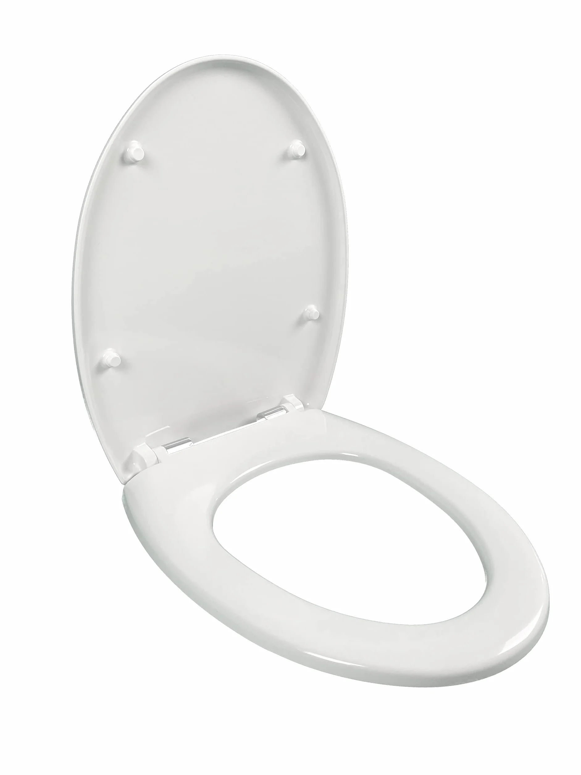 JACOB DELAFON Asiento inodoro OLA/PATIO caída normal Thermodur Bisagras metálicas inoxidables Blanco E4303-00