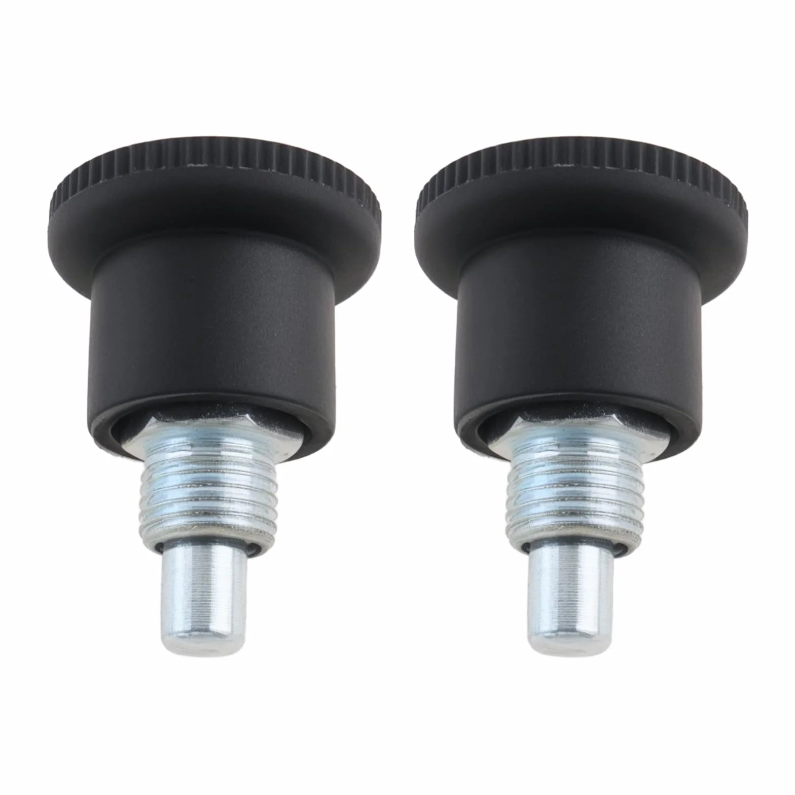 2 Pernos de Bloqueo de Mini Rejilla con Botón de Plástico Adecuados para Muebles de Equipos Deportivos Y de Fitness Equipos Médicos (M10 X 1,0 Mm)