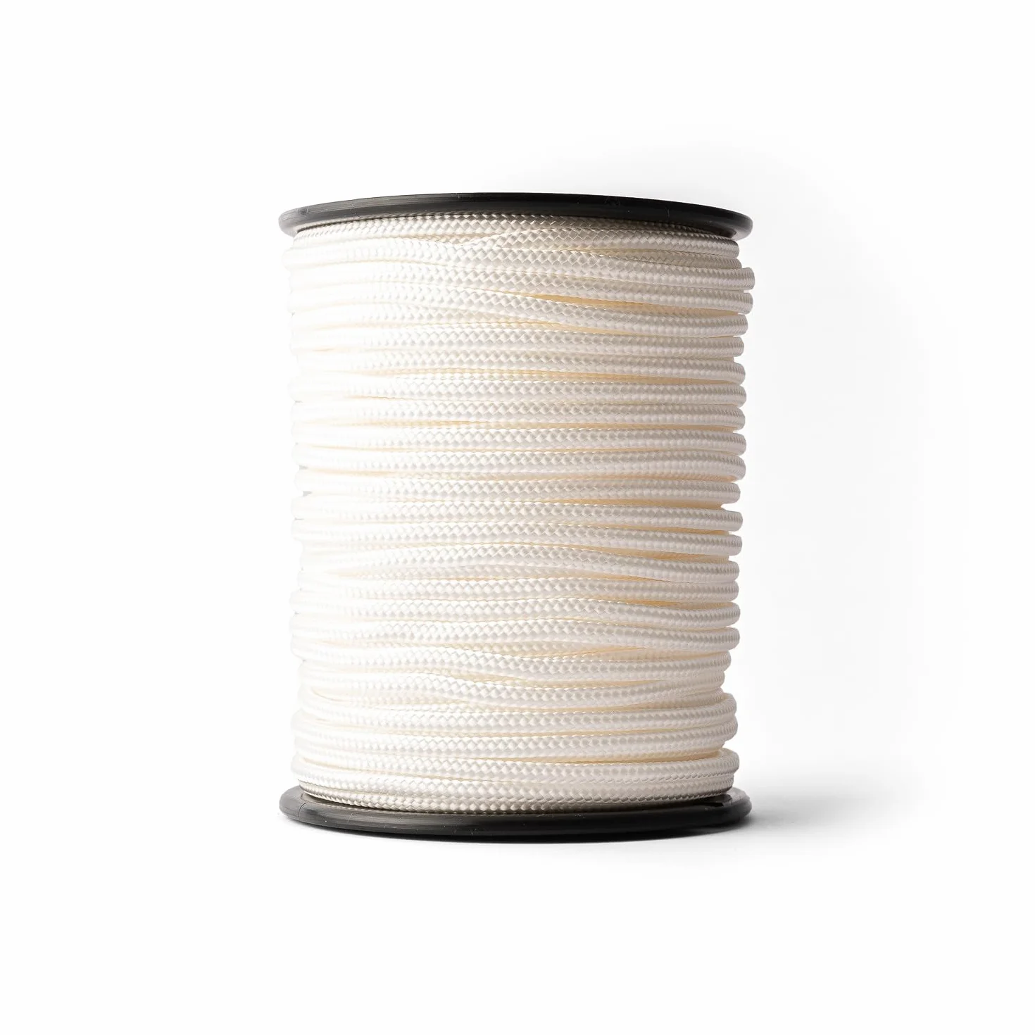Cuerda de nailon 4 mm 50 m blanco paracord resistente al desgarro ligera