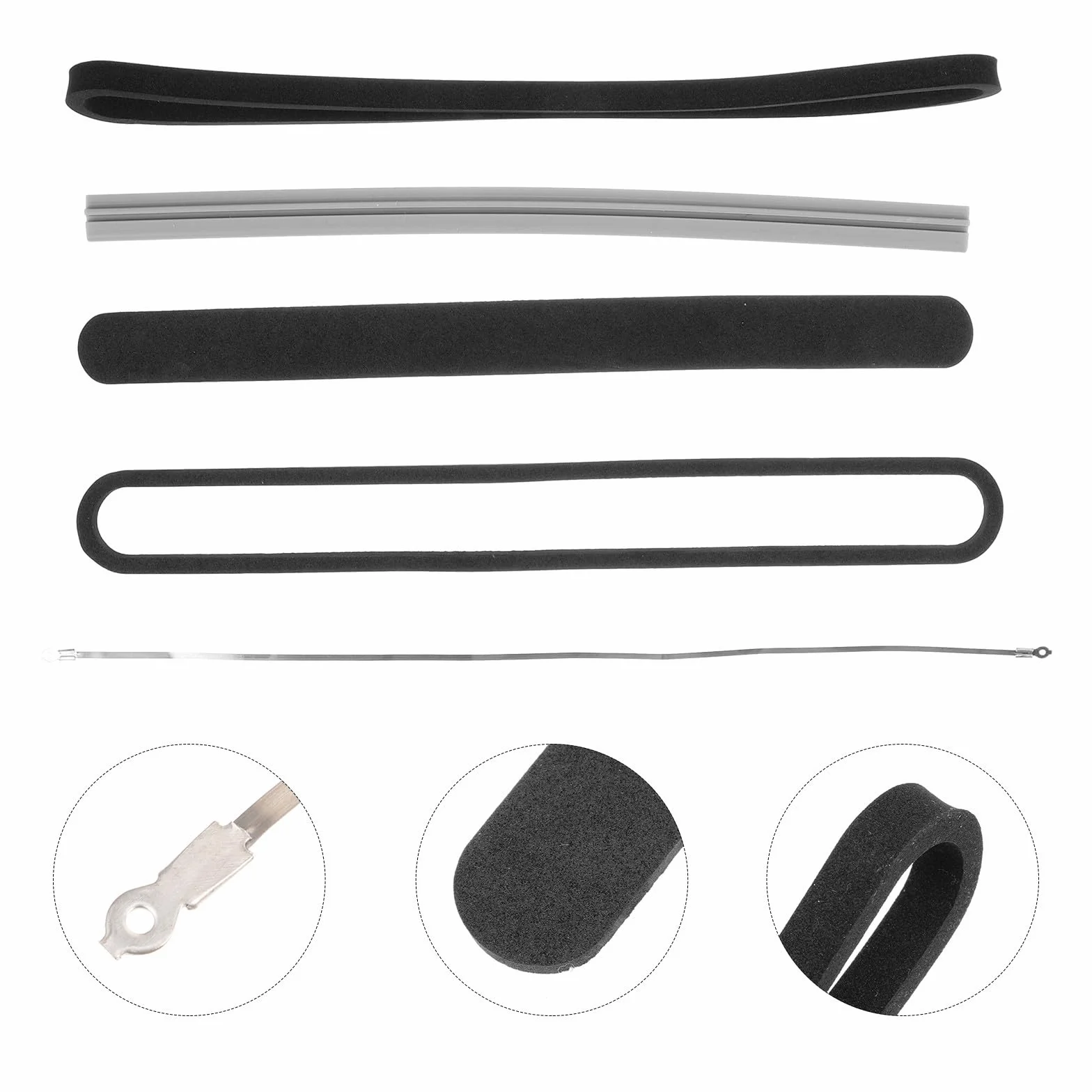 UKCOCO Tira de Silicona y Espuma Alambre Calefactor de Hierro Accesorios de Repuesto Sello Firme y Reemplazable para Máquina Selladora al Vacío para Uso en Tienda y Hogar