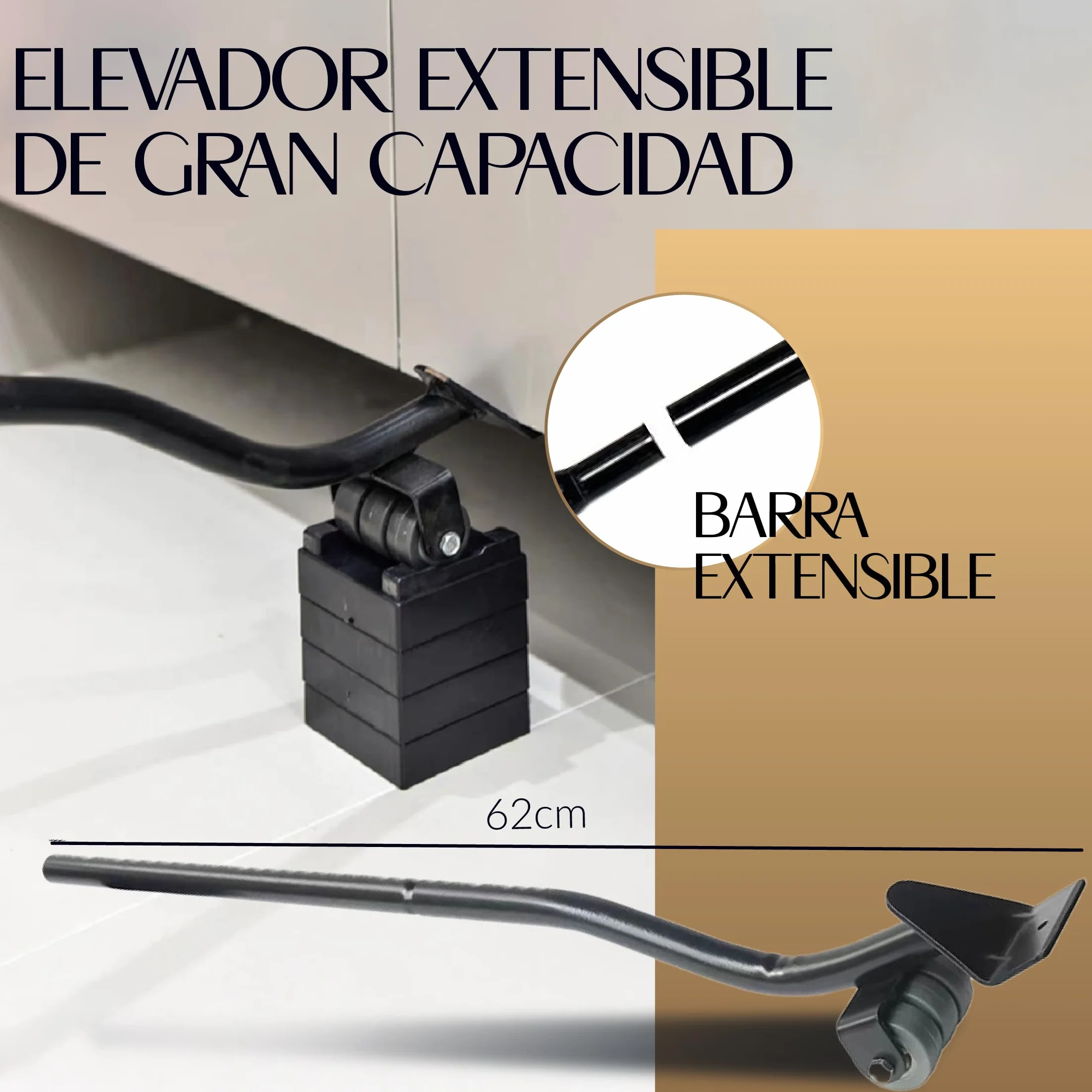 Ruedas para Mover Muebles Pesados | 4 Piezas 5 Ruedas para Mover Muebles Pesados + Elevador De Muebles | Gato para Mover Muebles | Levantador De Muebles | Ruedas Deslizantes para Carga Pesada +500KG