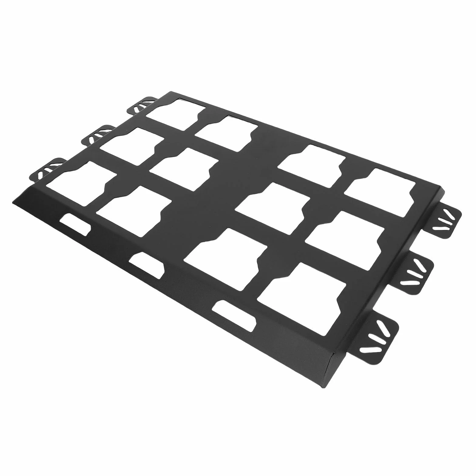 Placa de Montaje de Caja de Herramientas Base de Acero de Aleación para Caja de Herramientas de Embalaje Soporte Seguro para Montaje en Piso de Pared Resistente con Capacidad de 100 Libras