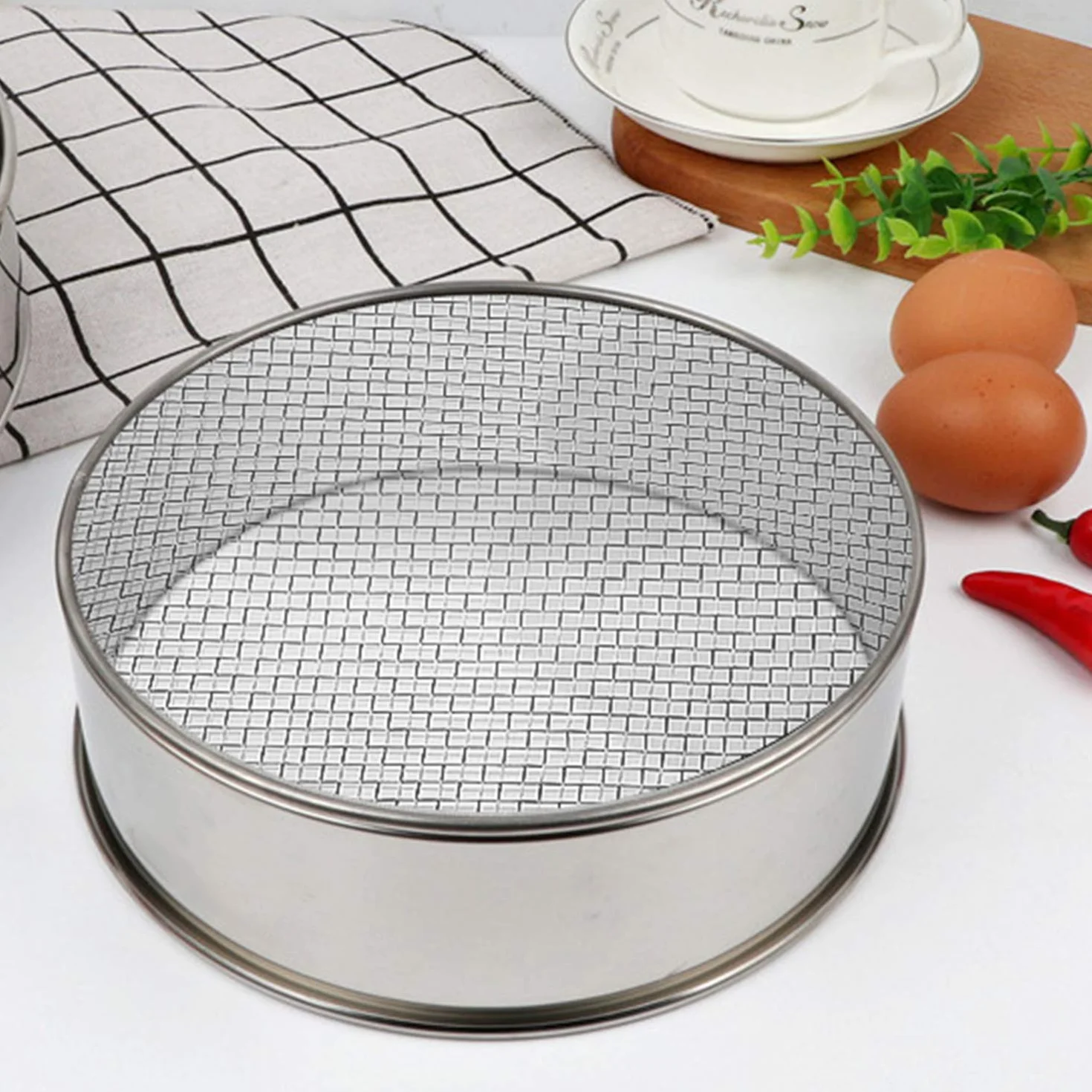 AIEX Alambre Tejido de Malla de Acero Inoxidable 304 4.5 mm 60 x 30 cm 5 Malla 74% Área Abierta para Jardín de Seguridad
