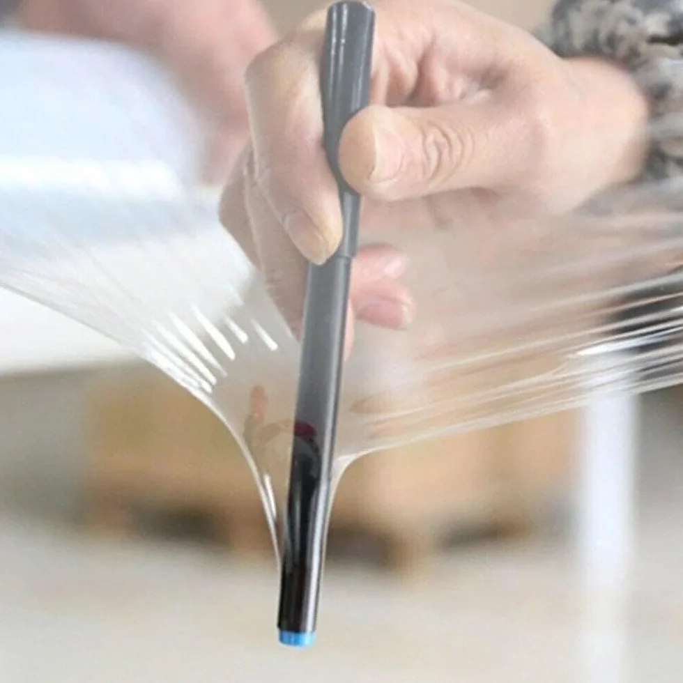 Rollos Film Estirable Transparente - 2Kg por Rollo, 23 Micras, 60 cm de Ancho, 240m Lineales - Envoltura para Embalaje Industrial, Mudanzas y Paletizados (6, 300 Metros)
