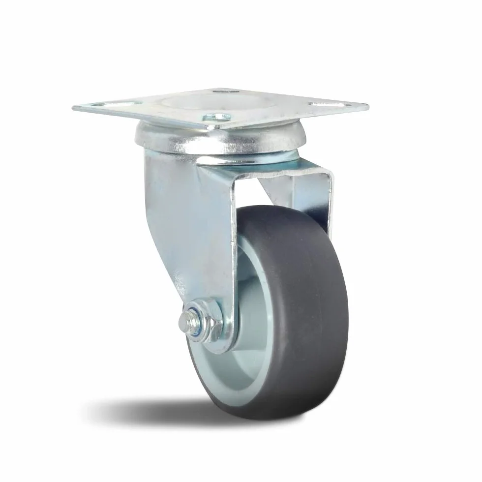 Juego de 12 Ruedas Giratorias Hasta 50 kg por Rueda, Ruedas para Muebles Pesados Giratorio 360 Grados, 50MM Ruedas de Transporte para Mover Muebles, Carros, Estanterías