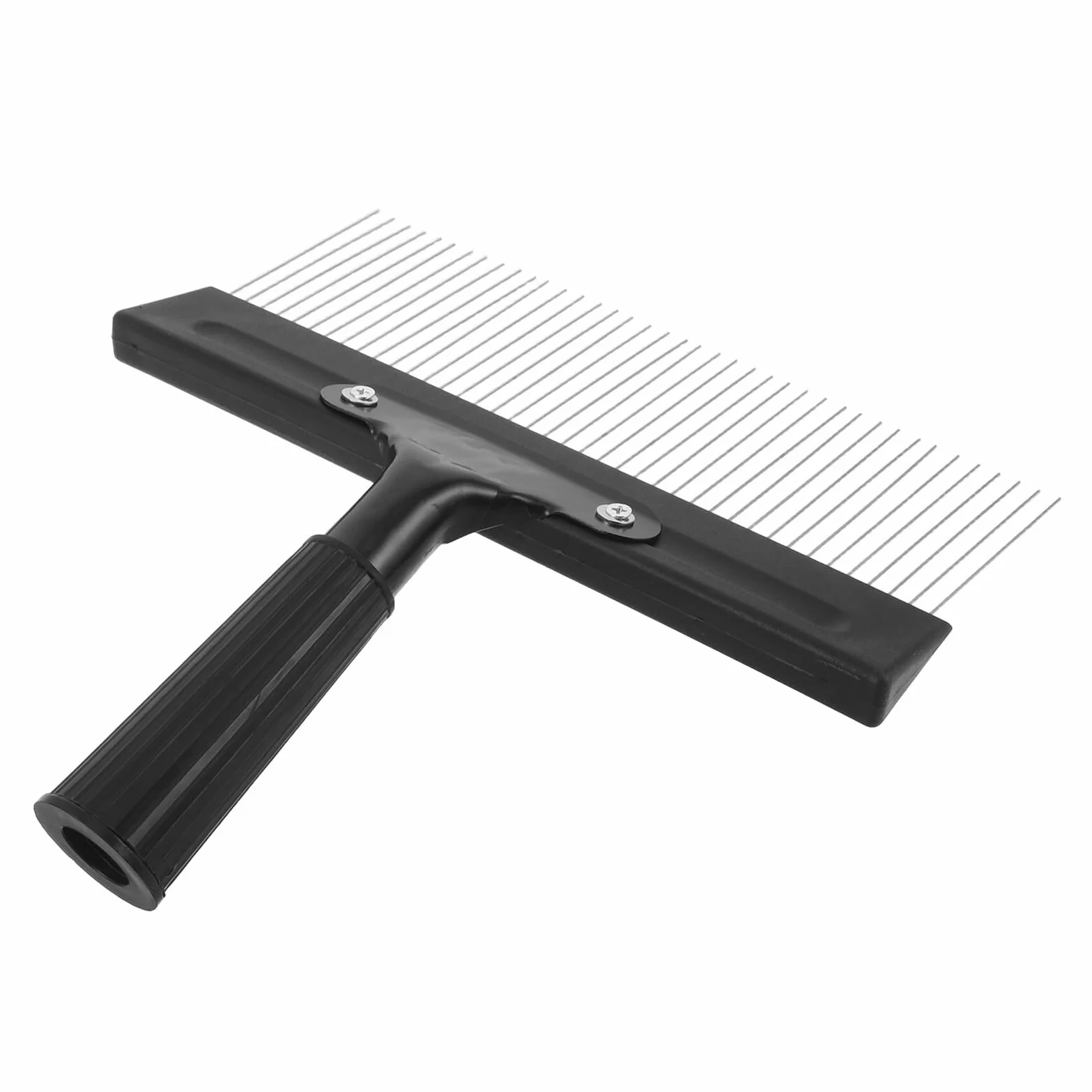 Raspador de Pintura de Acero Inoxidable Mango Ergonómico para Texturizar Paredes Herramienta para Acabados Falsos y Patrones Artísticos Peine para Yeso Decorativo 1 Pieza
