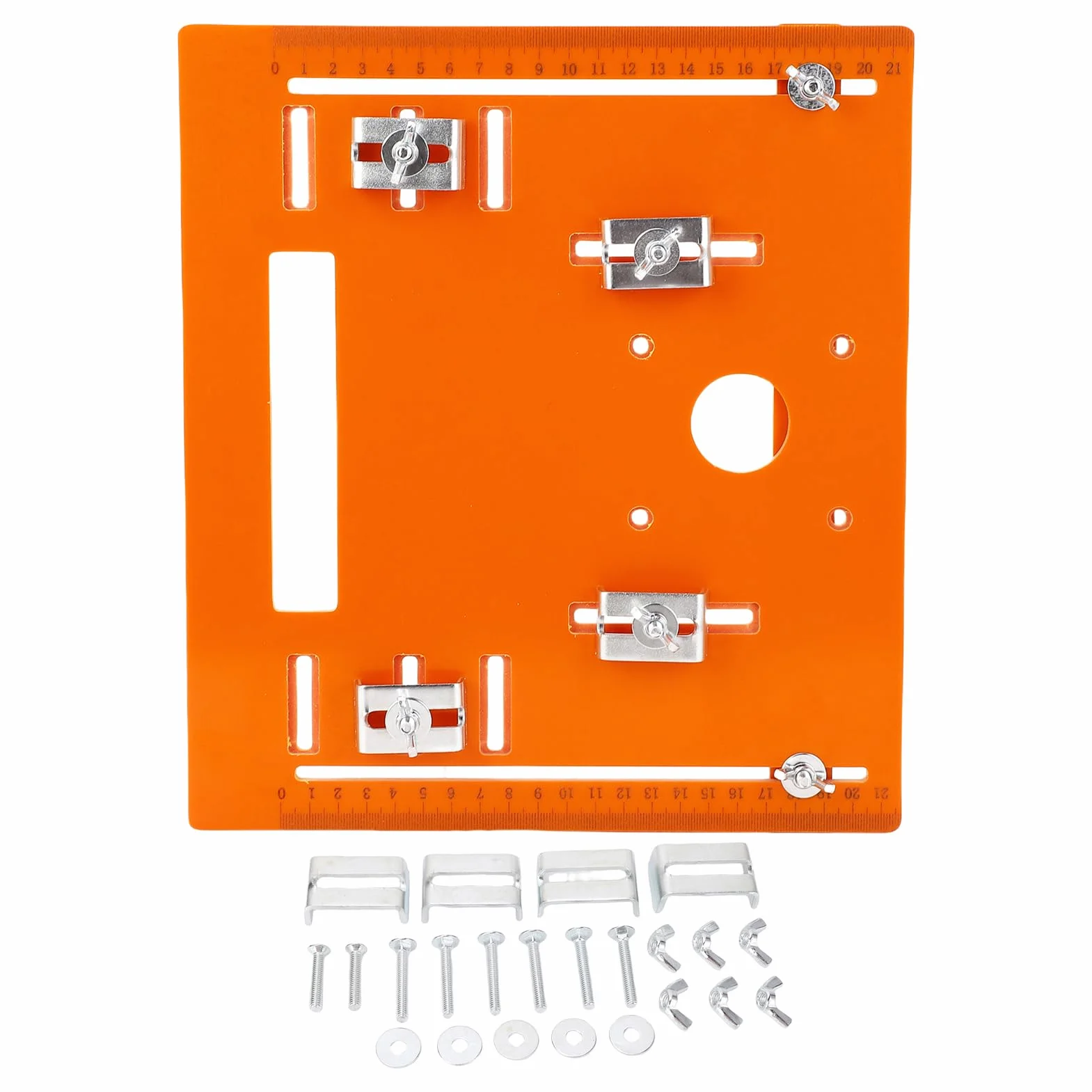 Naroote Placa de Base de Sierra Circular, Placa de Mesa de Enrutador Portátil para Madera
