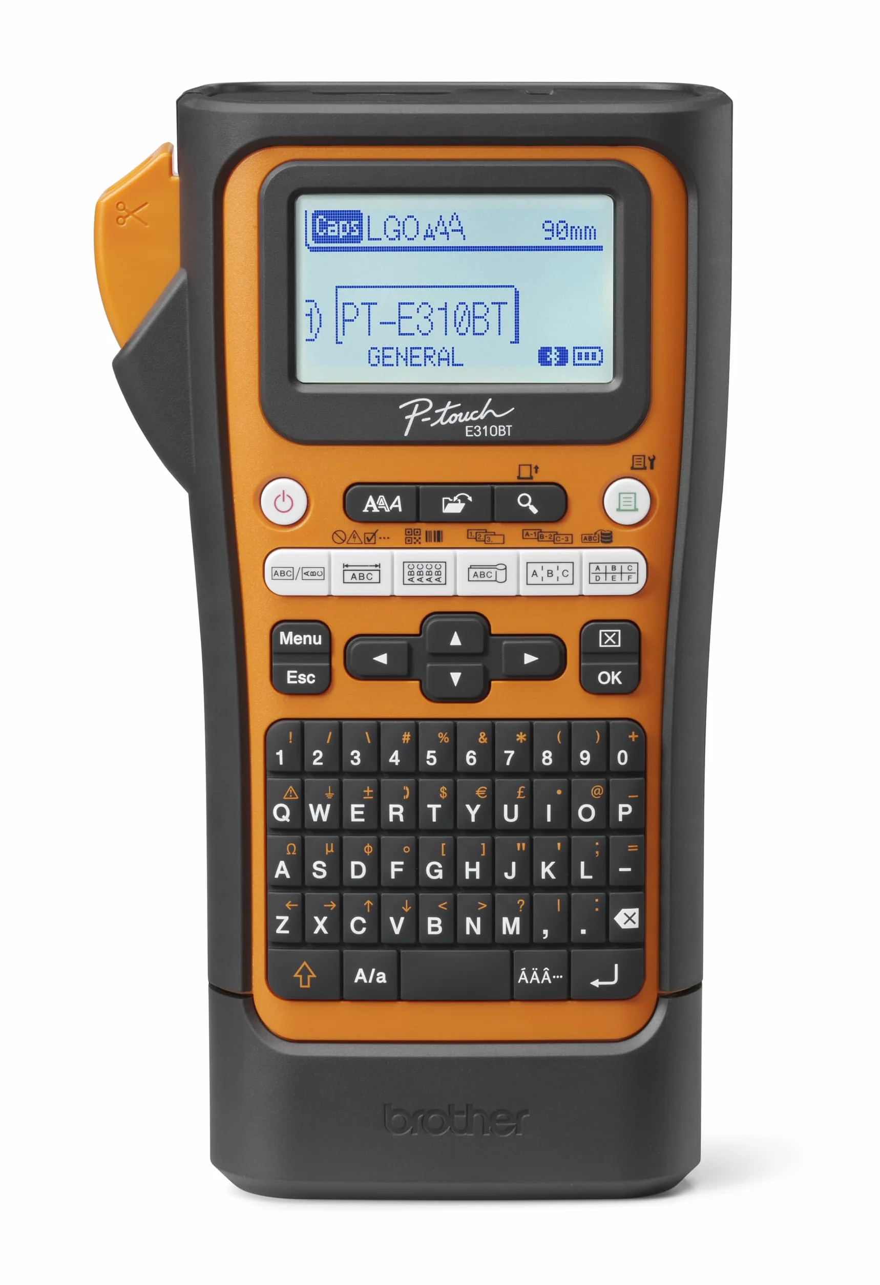 Brother PTE310BTVP Rotuladora electrónica profesional con conexión PC y WiFi, corte automático, teclado QWERTY