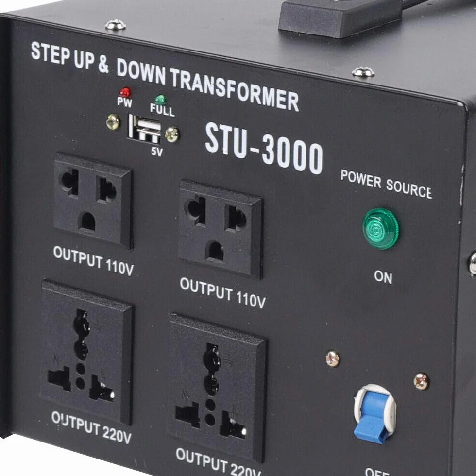 Convertidor de Voltaje, 3000w Transformador de Voltaje, 220v110v Step Up/Down Converter, Regulador de Voltaje