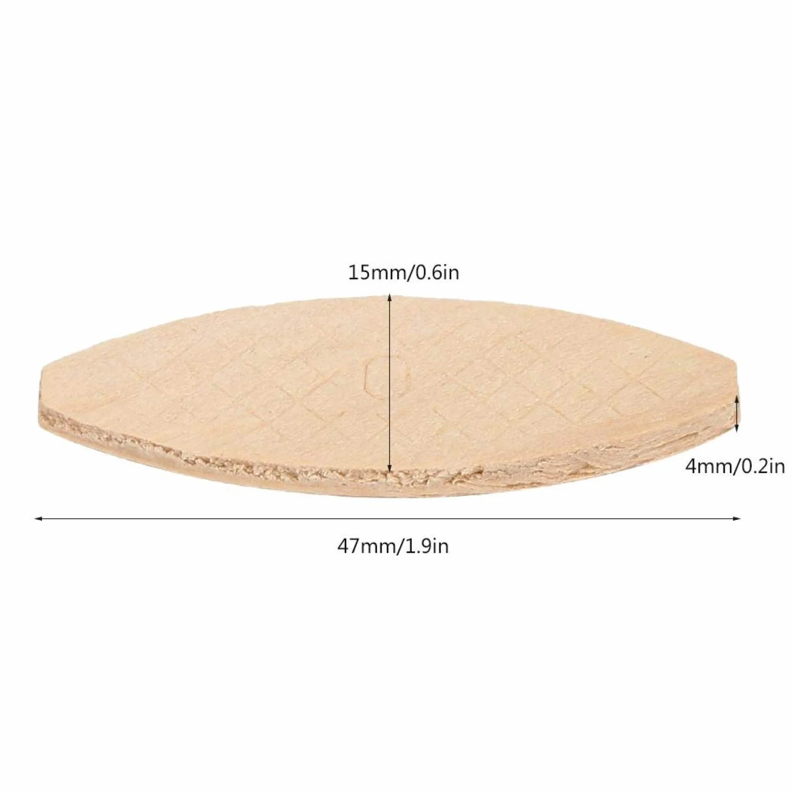 Galletas de unión,galletas de unión de madera,herramienta de acoplamiento de tablero de madera,100 piezas, galletas de unión de forma de oblea comprimida para unir piezas de madera 0# 10# 20#(10#)