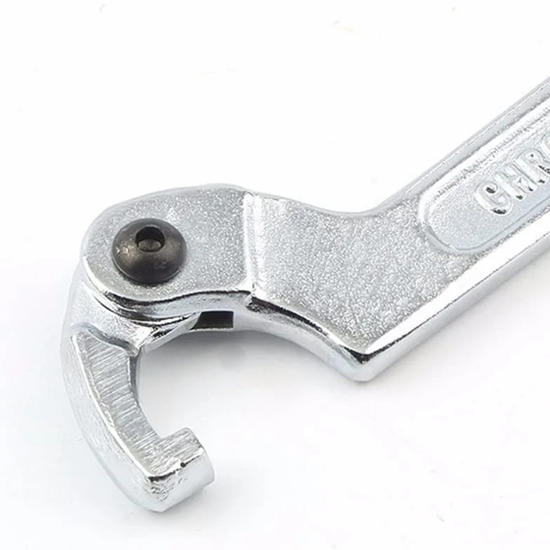 SEIWEI Herramienta de llave inglesa C, 115-170 mm, llave de gancho ajustable, cromo vanadio