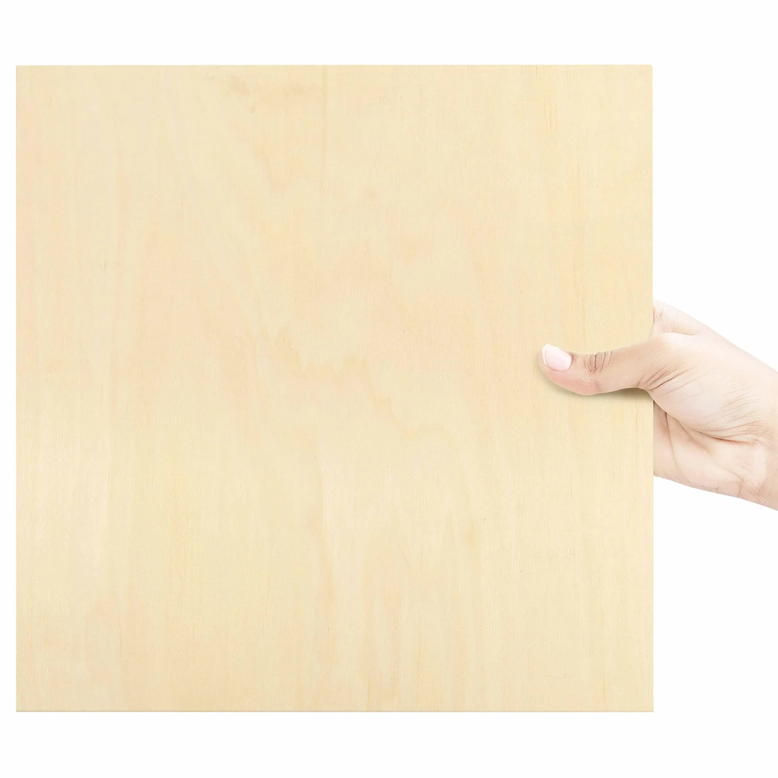 Belle Vous Tablero Madera Contrachapado 3mm - 20x Tablas de Madera de Abedul 30 x 30 cm - Para Bricolaje Proyectos Manualidades Corte Laser Pintar Modelado Grabado Pirograbado