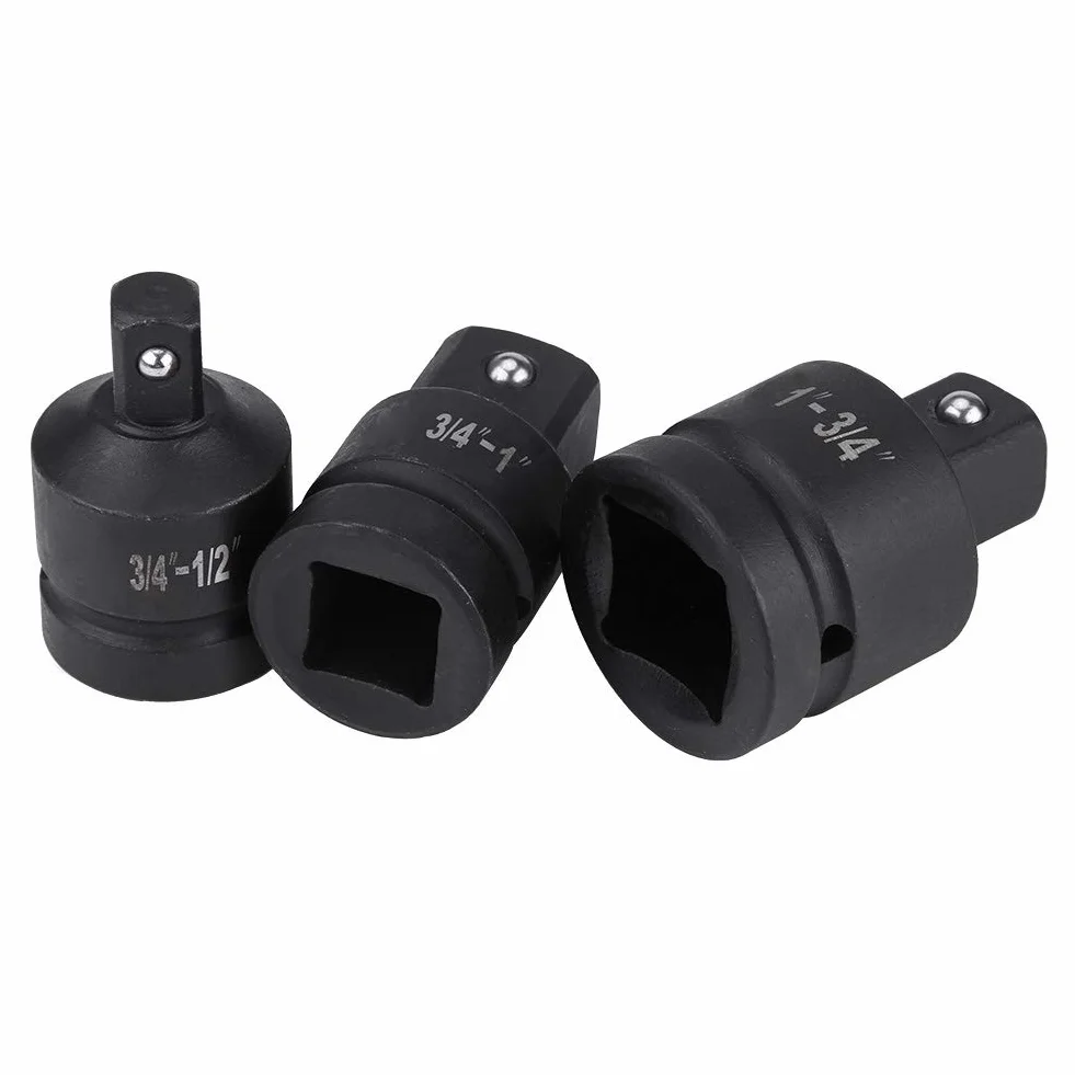 Juego de Adaptadores de Enchufe de Impacto, 8 Piezas, Convertidor Reductor Profesional