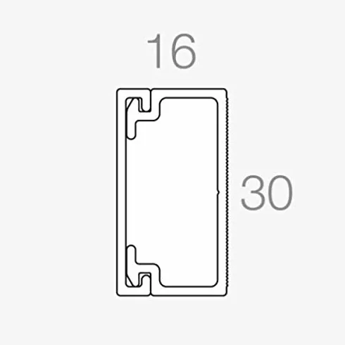 Unex 78233-2 - Angulo plano pvc p/78033/78083 u24x blanco nieve