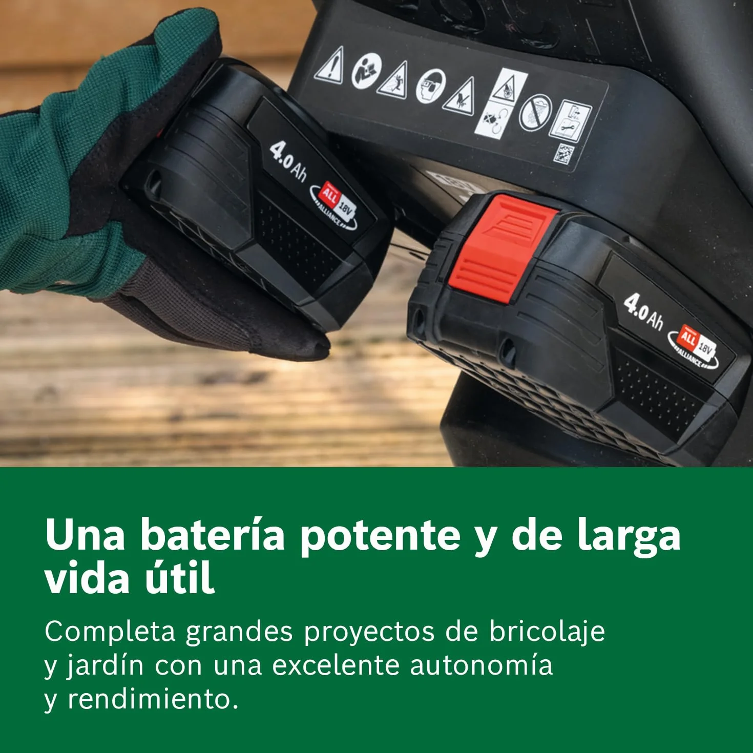 Bosch Kit básico de batería y cargador rápido Starter Set 18V (1 batería de litio de 4,0Ah; 1 cargador rápido; 18V POWER FOR ALL ALLIANCE)