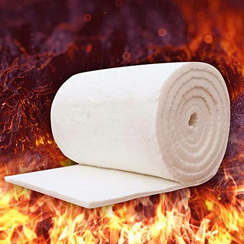 Manta Aislante de Fibra Cerámica Alta Densidad Ignífuga Resistente Al Fuego para Horno