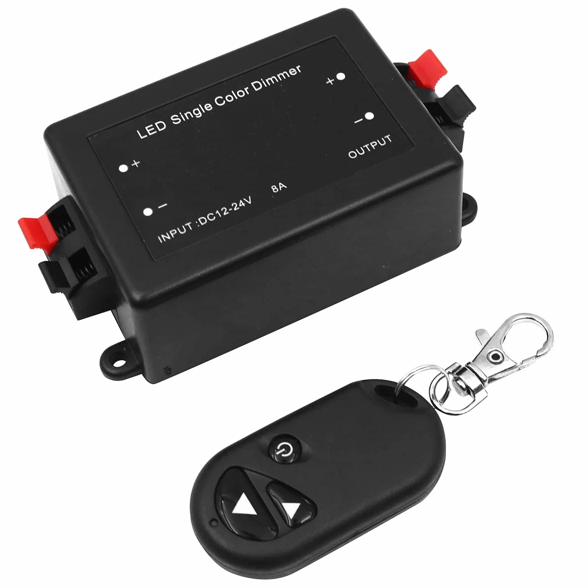 WANGCL Para todas las lámparas LED regulables con enchufe y toma de 12V 8A máx con control remoto RF para tira de luces LED de un solo color, interruptor LED regulador inalámbrico