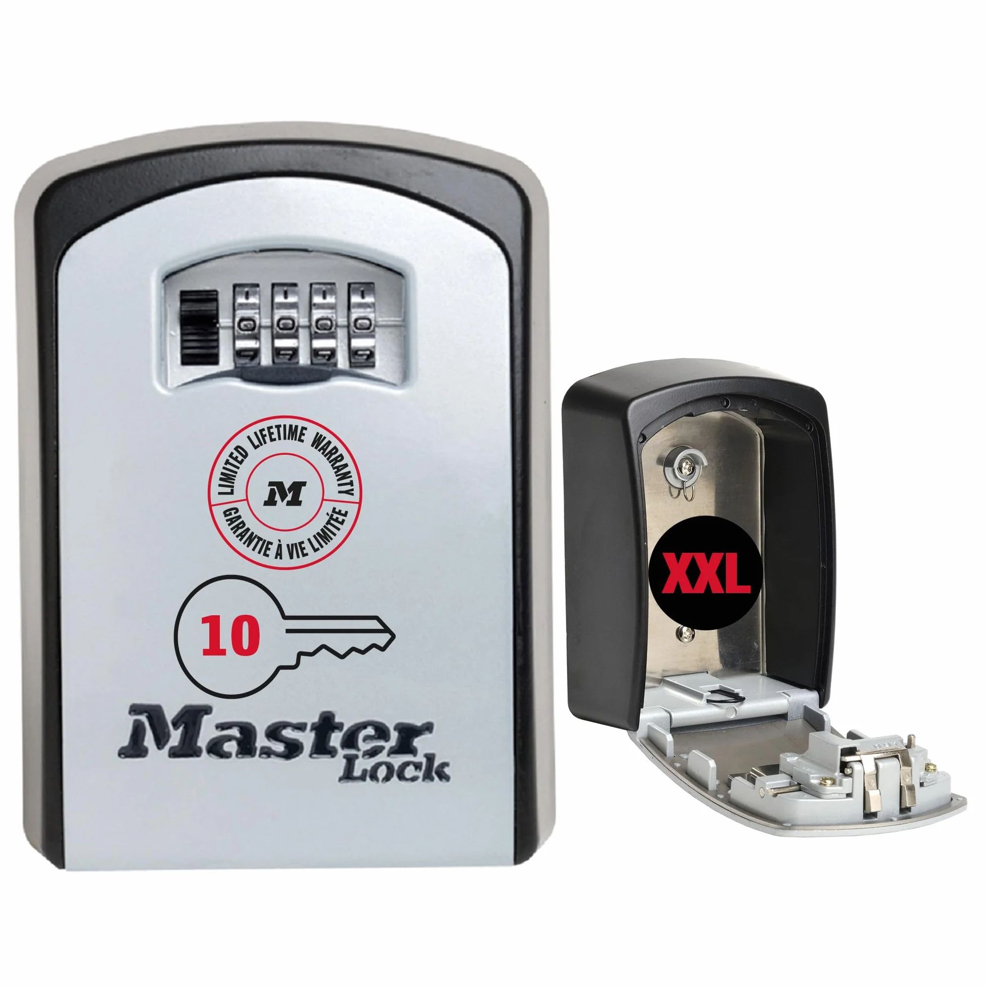 Master Lock Caja fuerte para llaves [Extragrande] [Montaje mural] - 5403EURD - Caja de seguridad