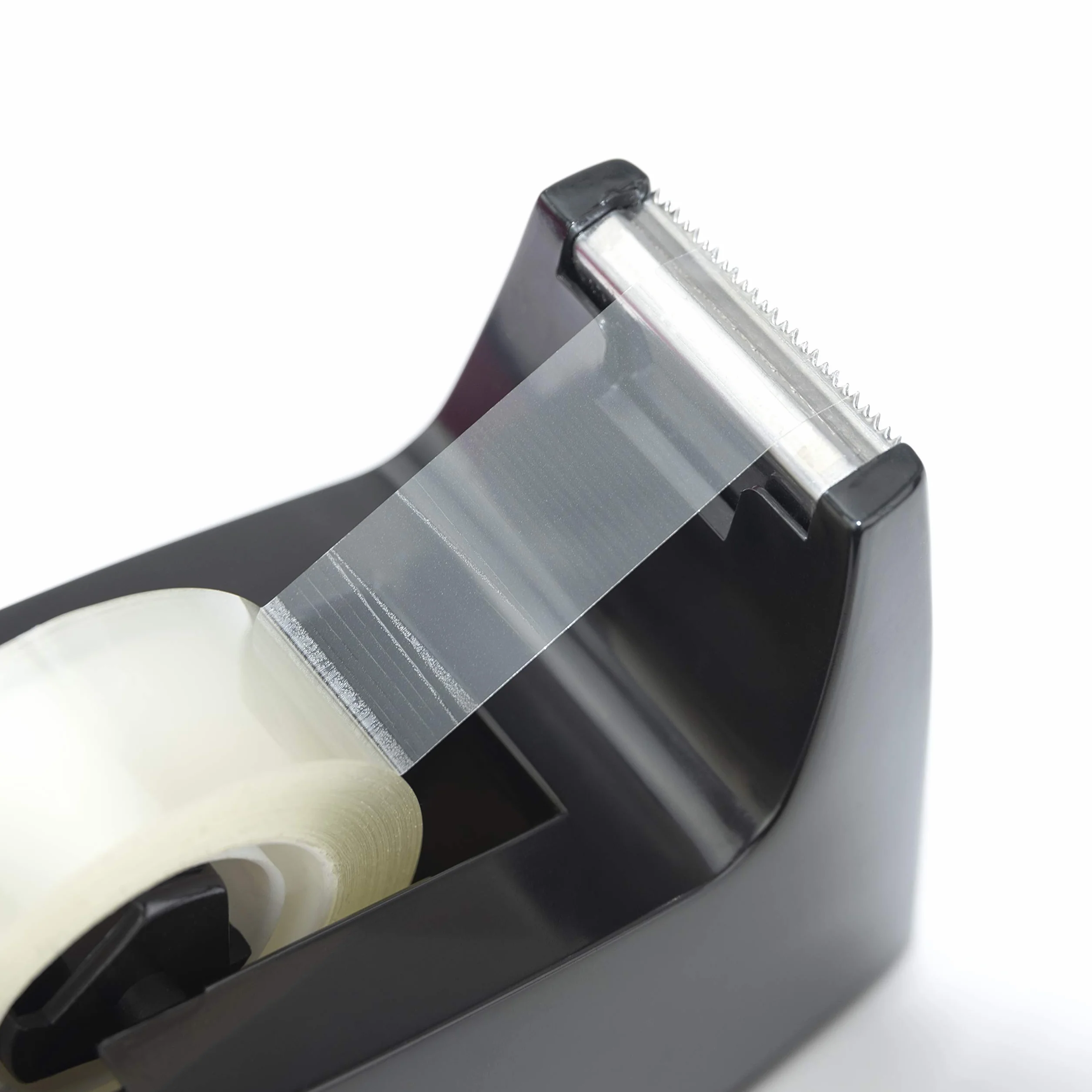 Rapesco RPTD30BK Dispensador de Cinta Adhesiva 300, 25 mm, Negro