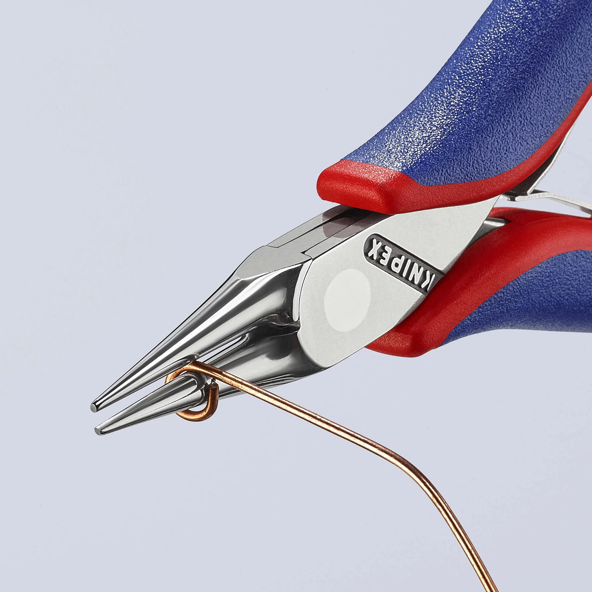KNIPEX Alicate de montaje para electrónica con articulación machihembrada con mangos multicomponente 115 mm, 35 32 115