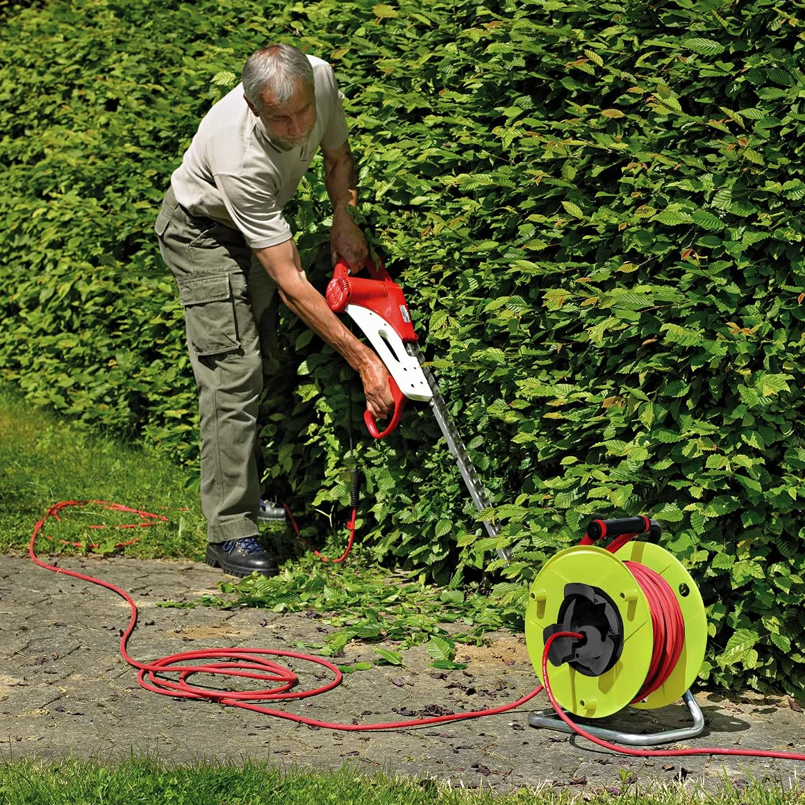 BRENNENSTUHL Enrouleur-prolongateur de Jardin (50m) Standard S