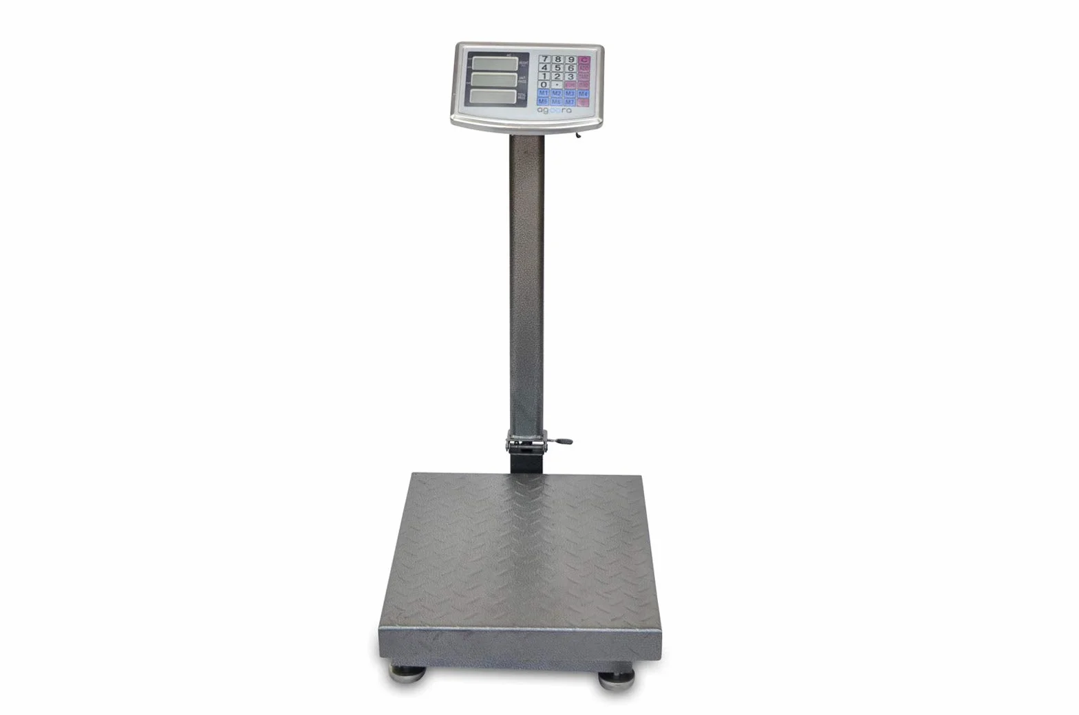 Báscula Industrial 300kg/50g 40x50cm Pantalla LCD Digital Plegable Acero Tratada Térmicamente