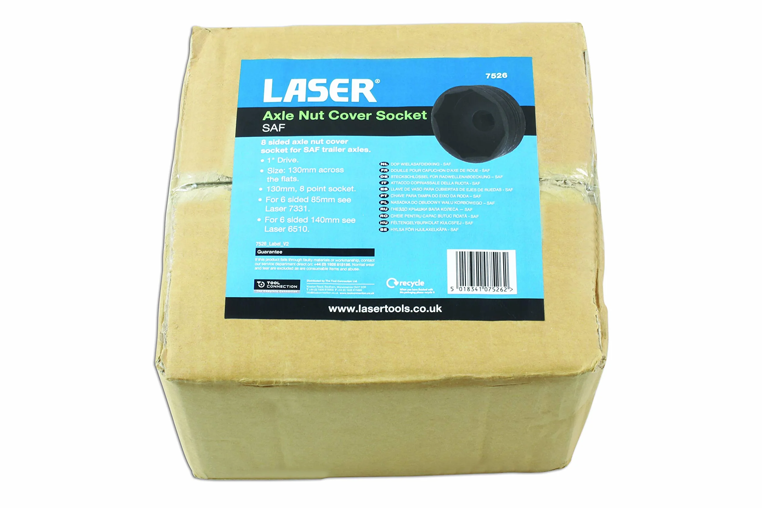 Laser 7526 Axle Nut Cover Socket - for SAF
