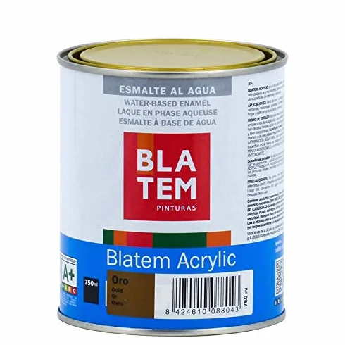 Esmalte Acrílico Metalizado Blatem - 750 mL, Oro