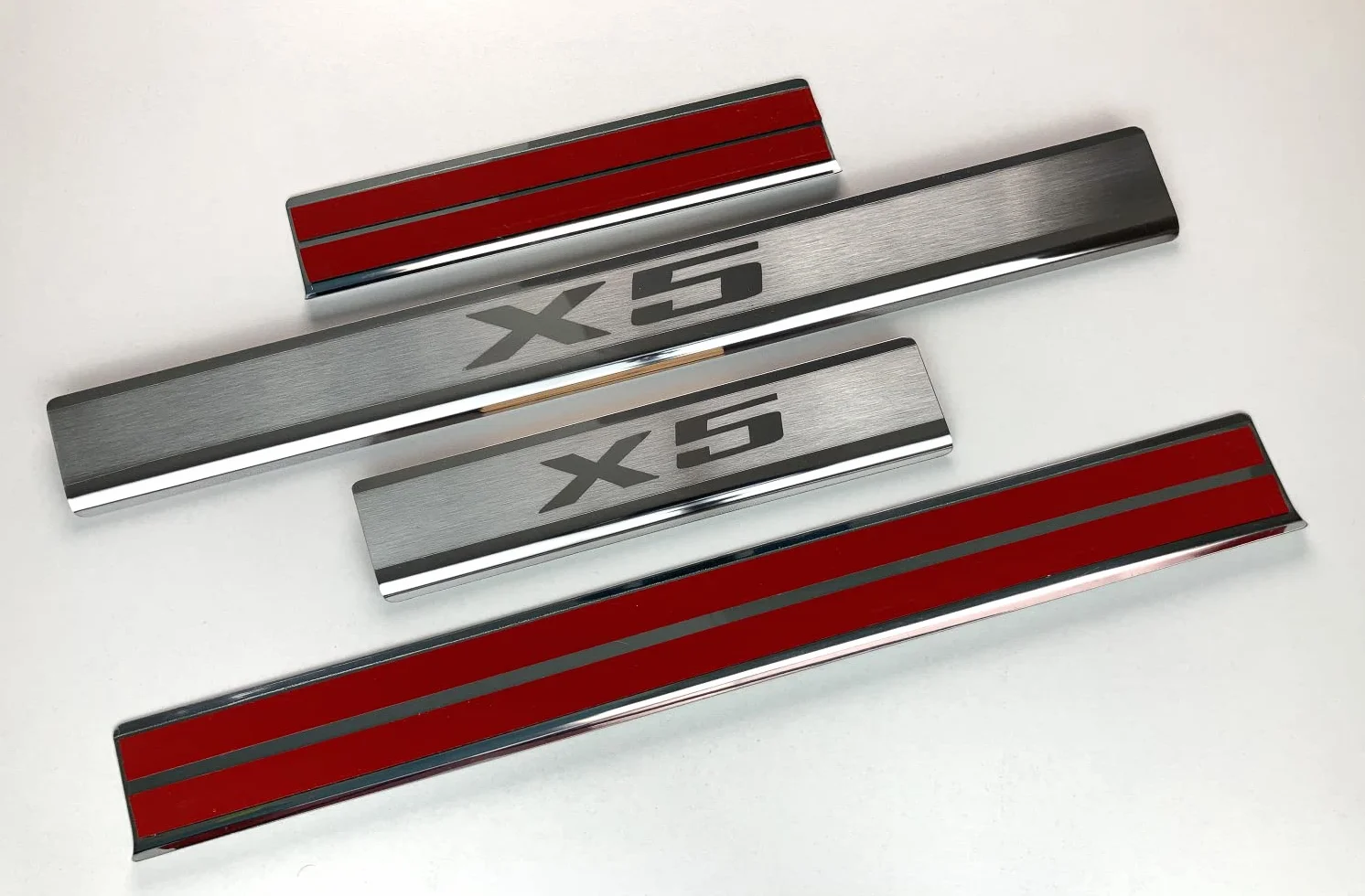 Para BMV X5 E53 2000 – 2006 umbral de umbral protector de puerta, 4 unidades, acero inoxidable