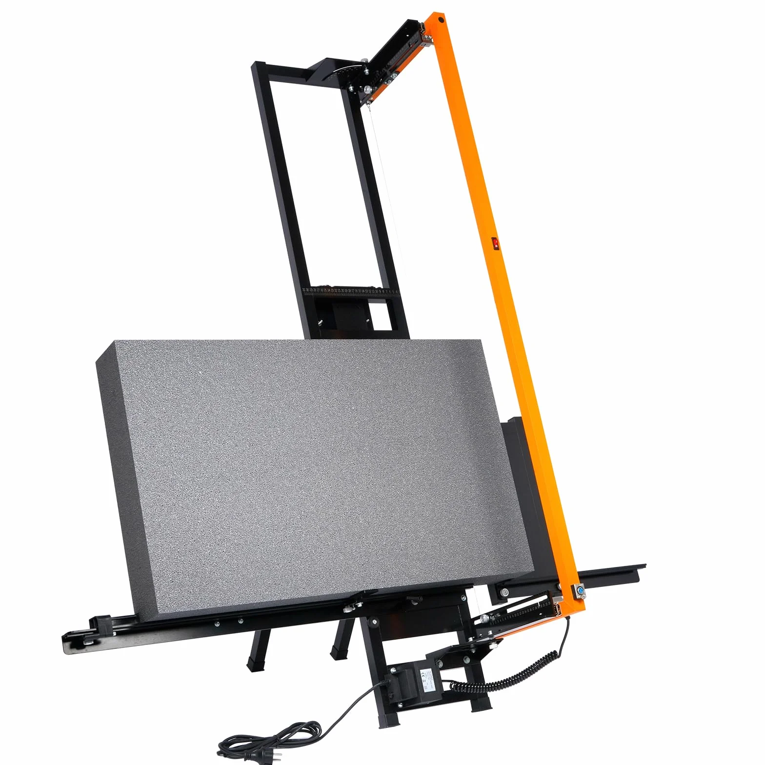 Cortador de poliestireno M6, con carcasa de aluminio soldado, 250 W de un cortador de alambre caliente de alta precisión, tamaño máximo de corte 1350 x 330 mm, incluye 10 cables de corte