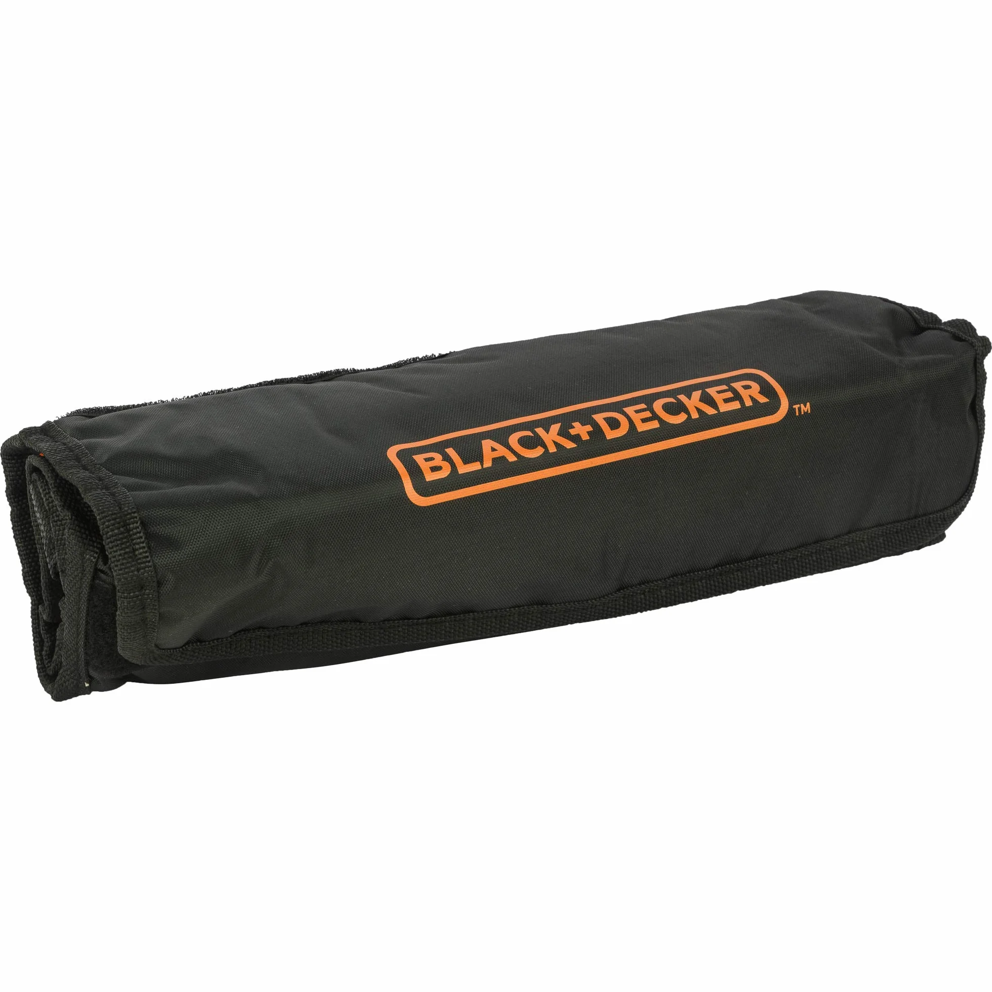 BLACK+DECKER Kit de Herramientas para Automóviles 71 Piezas, Incluye Linterna, Organizador Enrollable, Herramientas Manuales y de Bricolaje, Fácil Almacenaje - A7144