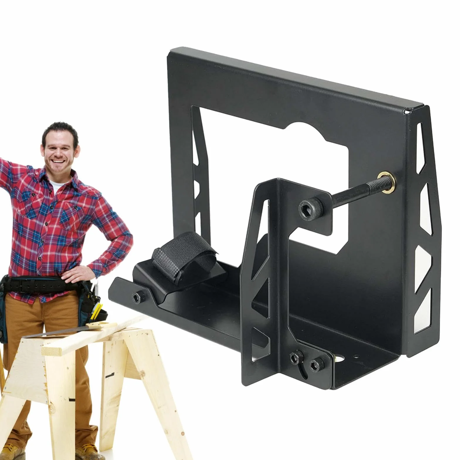 Soporte de cepilladora invertido – Base giratoria de cepillado, herramienta de marco de cepillado, soporte para herramientas eléctricas, soporte para cepillo de mesa eléctrico, soporte giratorio para