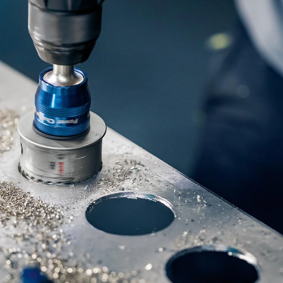 Bosch 1x Sierra de corona PRO Sheet Metal Power Change Plus (para Láminas de acero inoxidable, Láminas de acero, Ø 25 mm, Professional Accesorios Taladro)