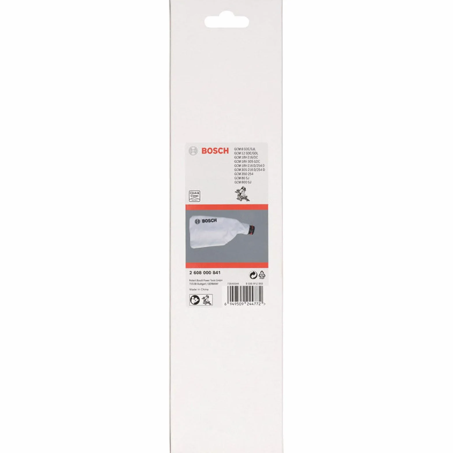 Bosch 1 bolsa para el polvo con click-and-clean (para sierra circular de Bosch, accesorios profesionales)