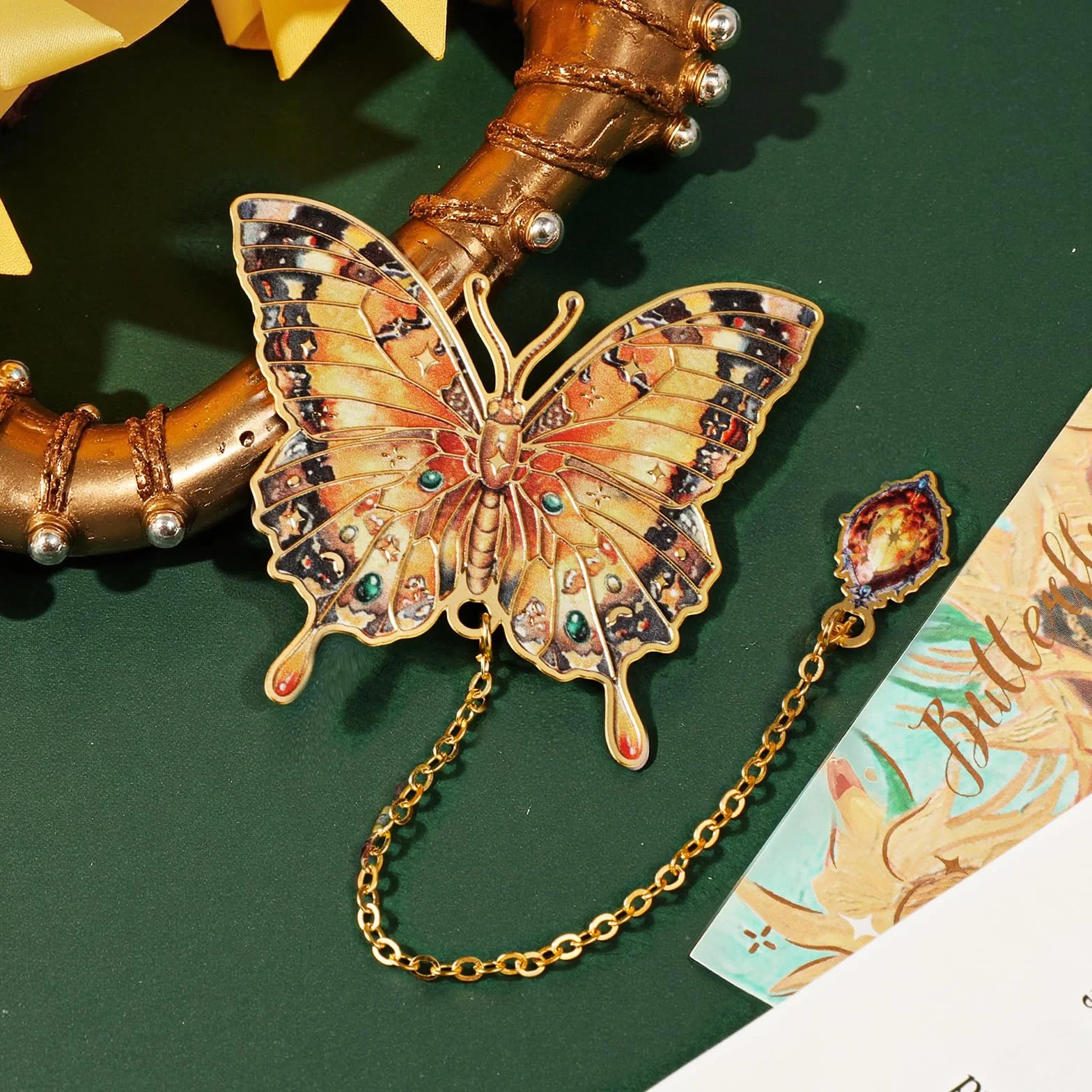 Marcapaginas Mariposa Metal Personalizado, Butterfly Bookmarks for Reading, Regalos Graduacion