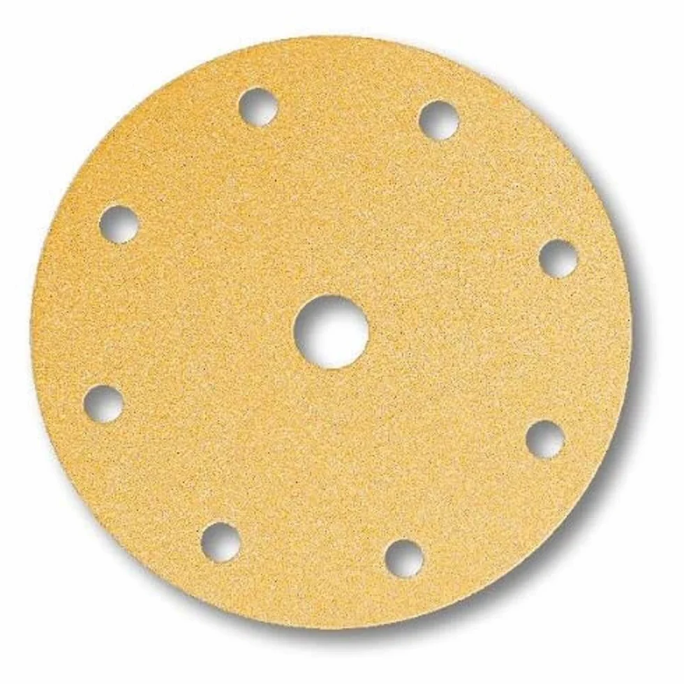 Mirka Papel de lija Gold Ø150mm 9 agujeros grano P120 100 piezas