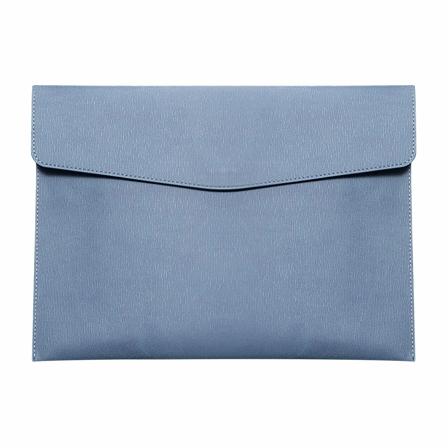 Skyzone Cartera de Documentos A4 Cuero PU Organizador Viaje Impermeable Cierre Presión Azul
