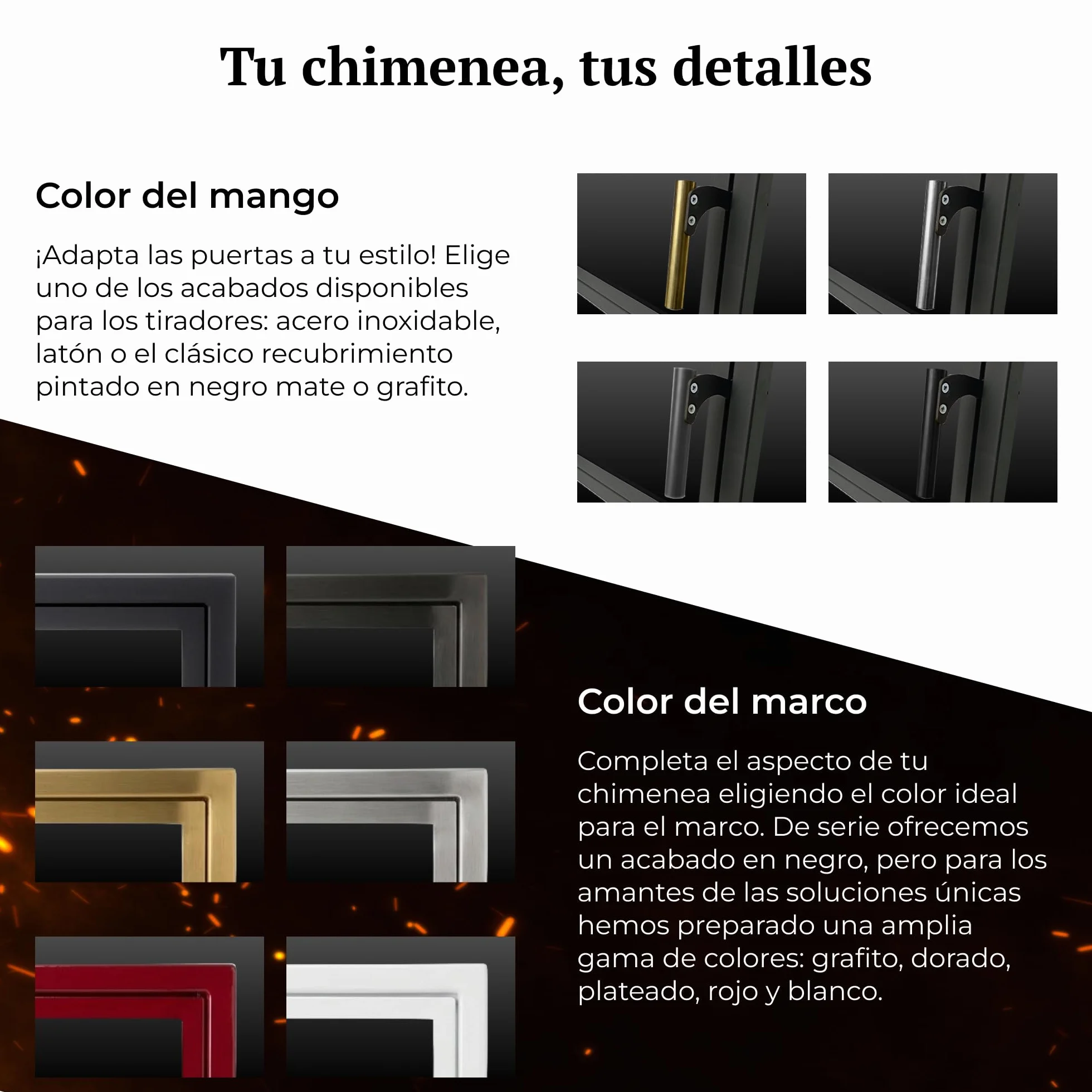X6 | Puerta de Chimenea a Medida | Puerta para Chimenea, Estufa, Barbacoa y ahumador | Cristal vitrocerámico | Puerta de Acero con Marco | Versión Premium con Accesorios INOX