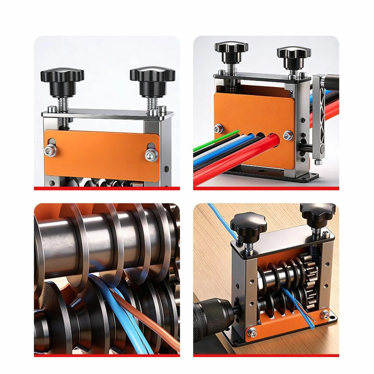 Máquina Pelacables De Chatarra Pelacables Automático Ajustable De 6 | Máquina De Pelar Alambre De Cobre Para Profesionales, Principiantes, Trabajadores Y