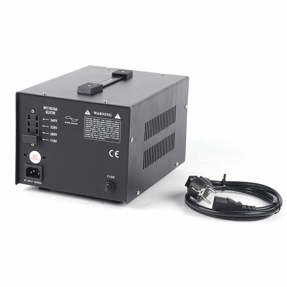 Convertidor de Voltaje, 3000w Transformador de Voltaje, 220v110v Step Up/Down Converter, Regulador de Voltaje