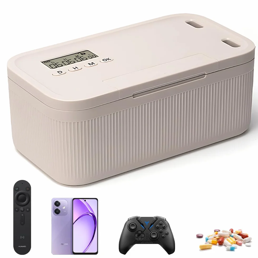 Caja de Seguridad con Temporizador Timed Phone Lock Box 2 Modos de Trabajo para Teléfono Móvil