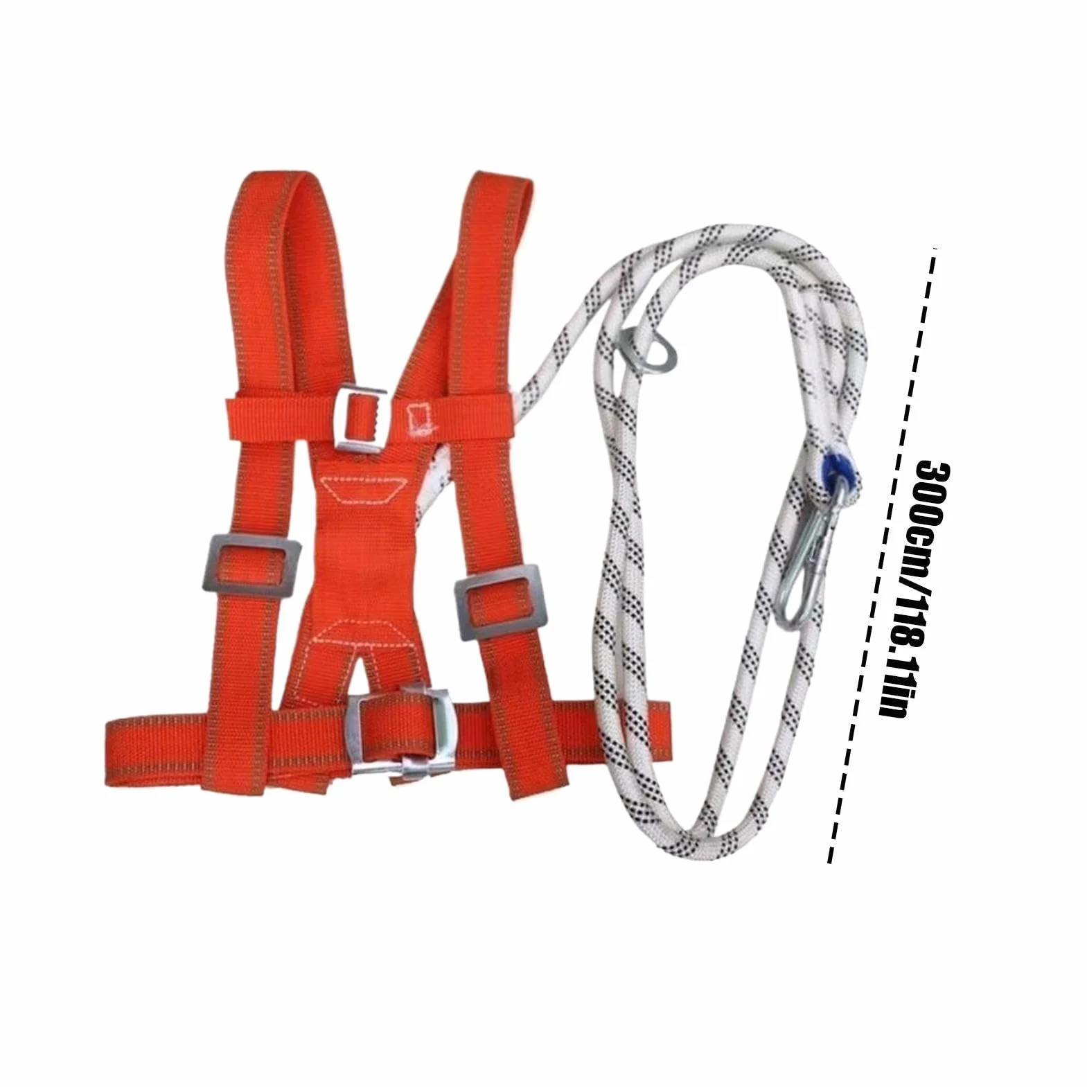 Arnés De Seguridad Para Techo, Absorción De Impactos Ajustable, Almohadilla De Cintura Engrosada