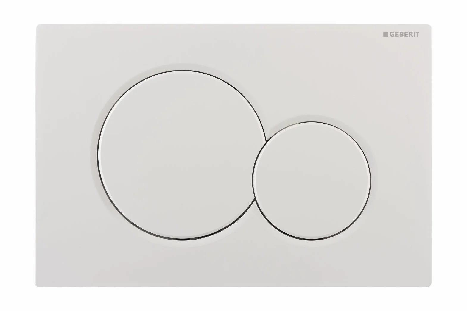 Geberit - Sigma01 115.770.115 Placa de actuador blanca, 1 pieza