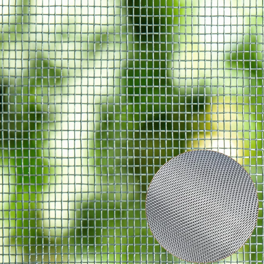 Malla Metálica de Acero Inoxidable 304 Fina 30 Mallas 30x120cm para Filtro Insectos Roedor