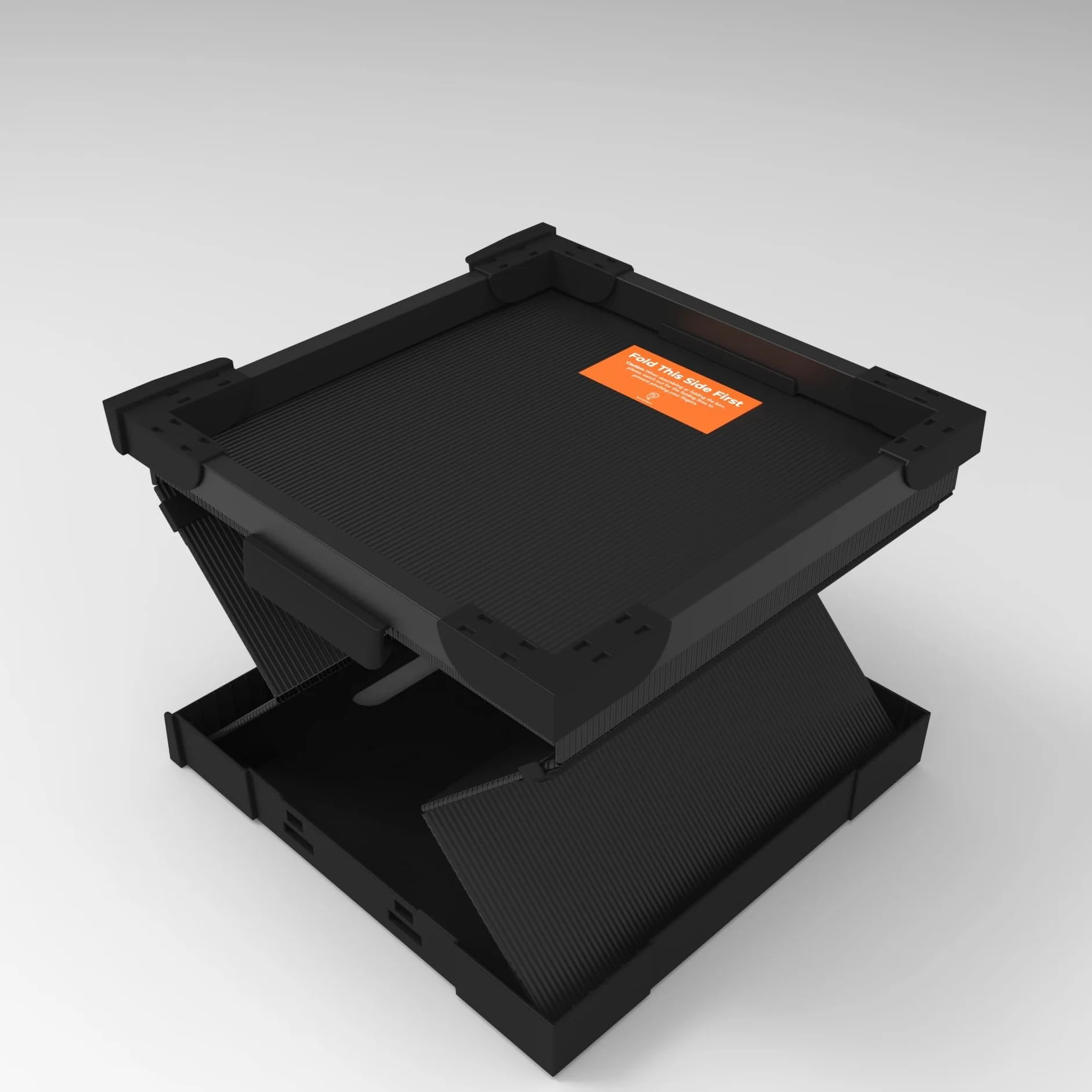 HumminGuru FlexiCube Caja para Guardar Discos de Vinilo Organizador Apilable 12 Pulgadas 70 LP Estante Modular Plegable (3 cubos)
